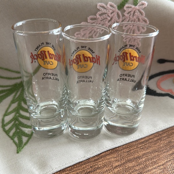 Hard Rock Cafe Puerto Vallarta Shot Glasses - Picture 2 of 4